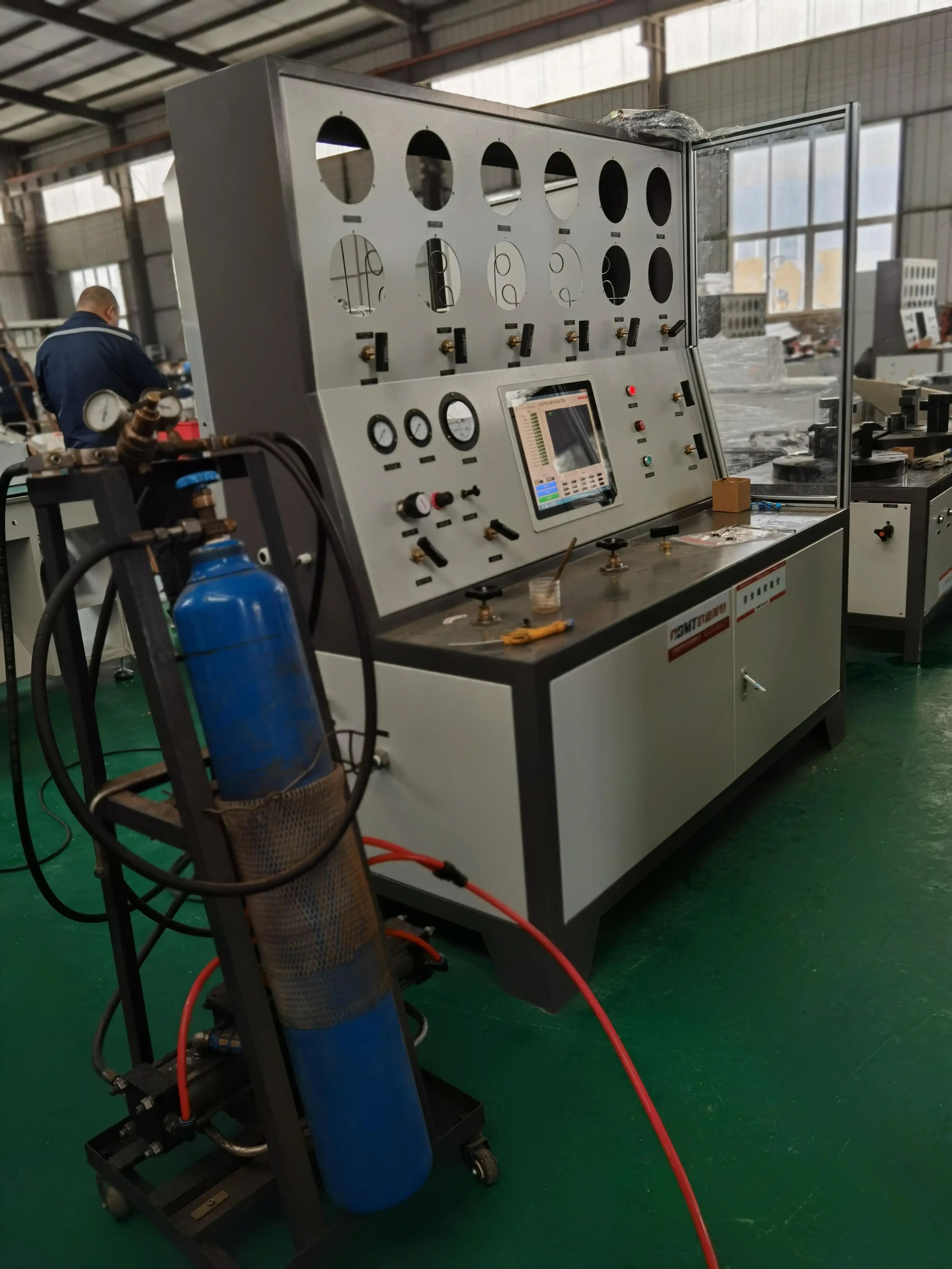 ODMT PSV Hydraulic Pumps and Safety Valves Test Bench and Test Stand with clamp station