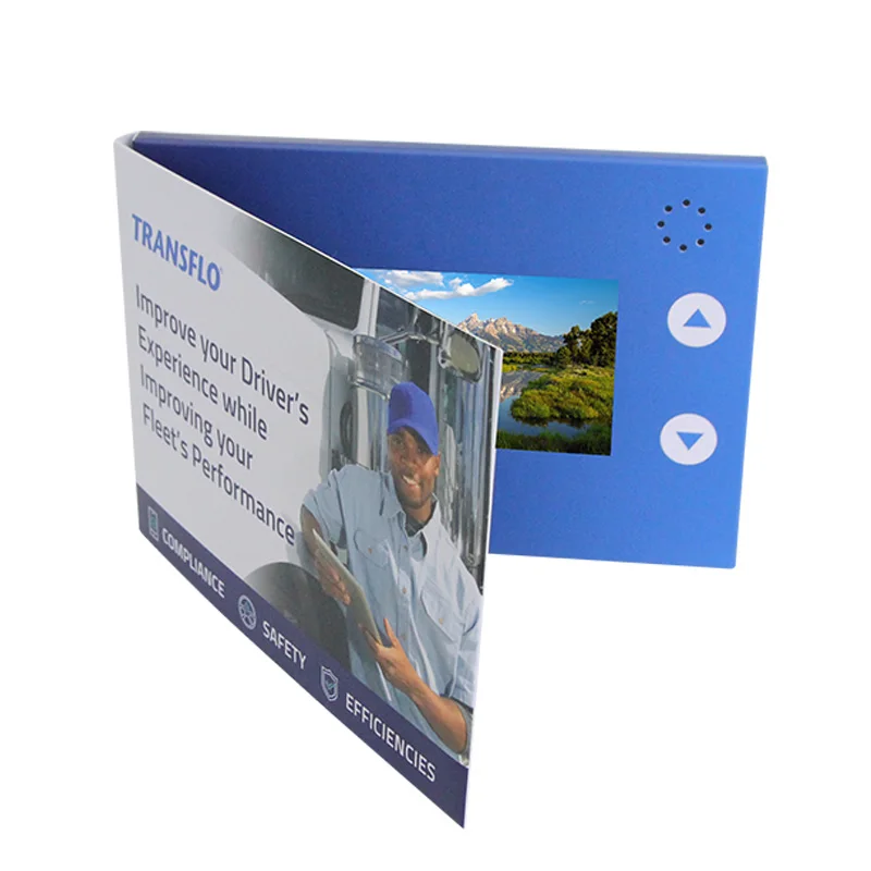 Chinese Homemade Video Brochure Suppliers LCD Video Brochure Card Video Box