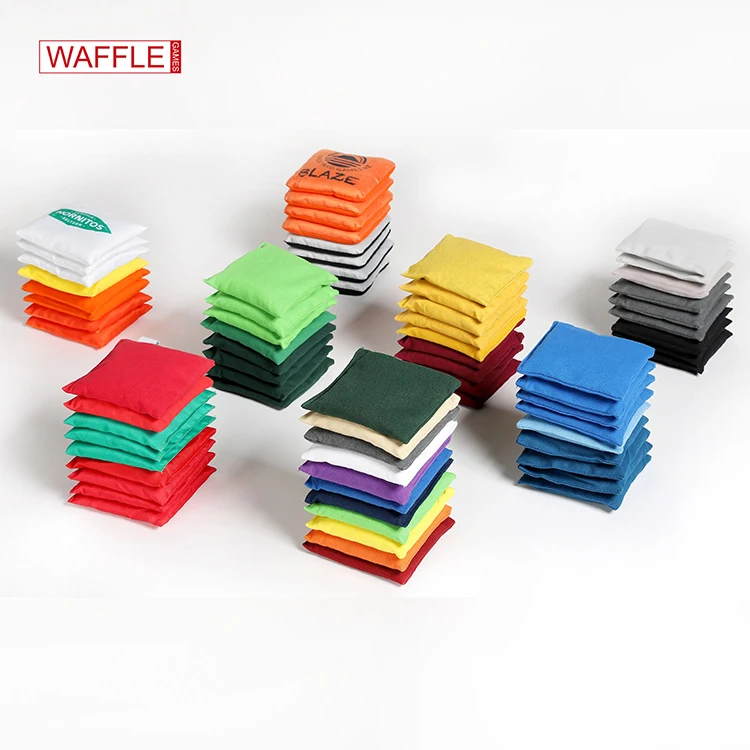 
WAFFLE GAMES Premium ACL ACO Standard Official Size Cornhole Bags 