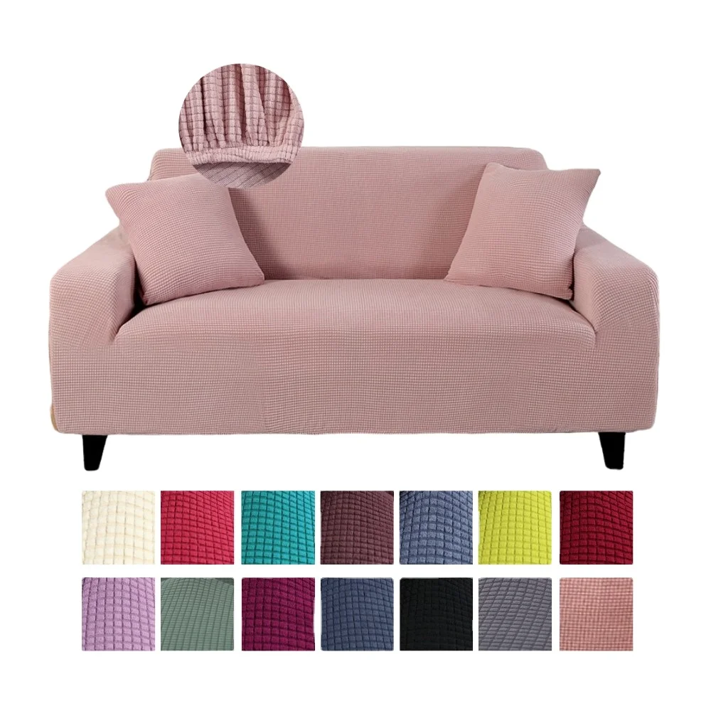 Buy Cheap Light Color Sofa Cover Stretch Sleeper Sofa Slip Cover Elastic Sofa Cover 3 Seater Slipcover