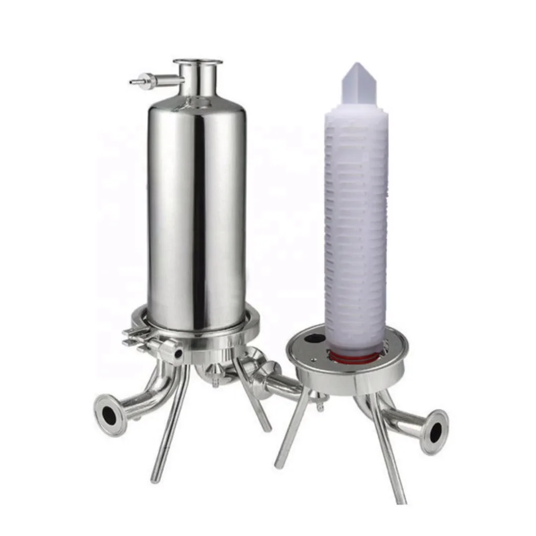 10 inch 0.2 Micron PES Absolute Pleated Filter Cartridge For Wine And Beverage