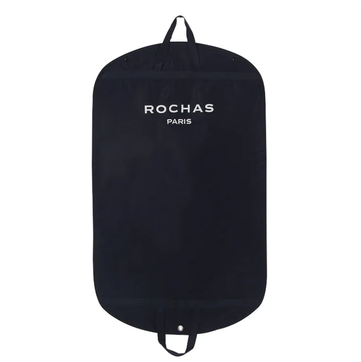 Custom Logo Foldable Clothes Cover Non Woven Suit Bag women mens business travel garment bag