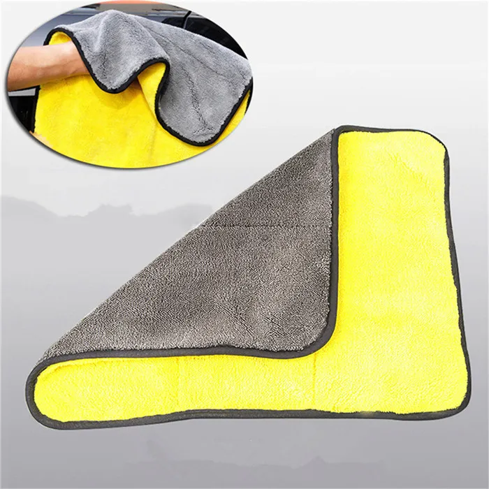 Car Coral Fleece Auto Wiping Rags Efficient Super Absorbent Microfiber Cleaning Cloth Home Car Washing Cleaning Towels