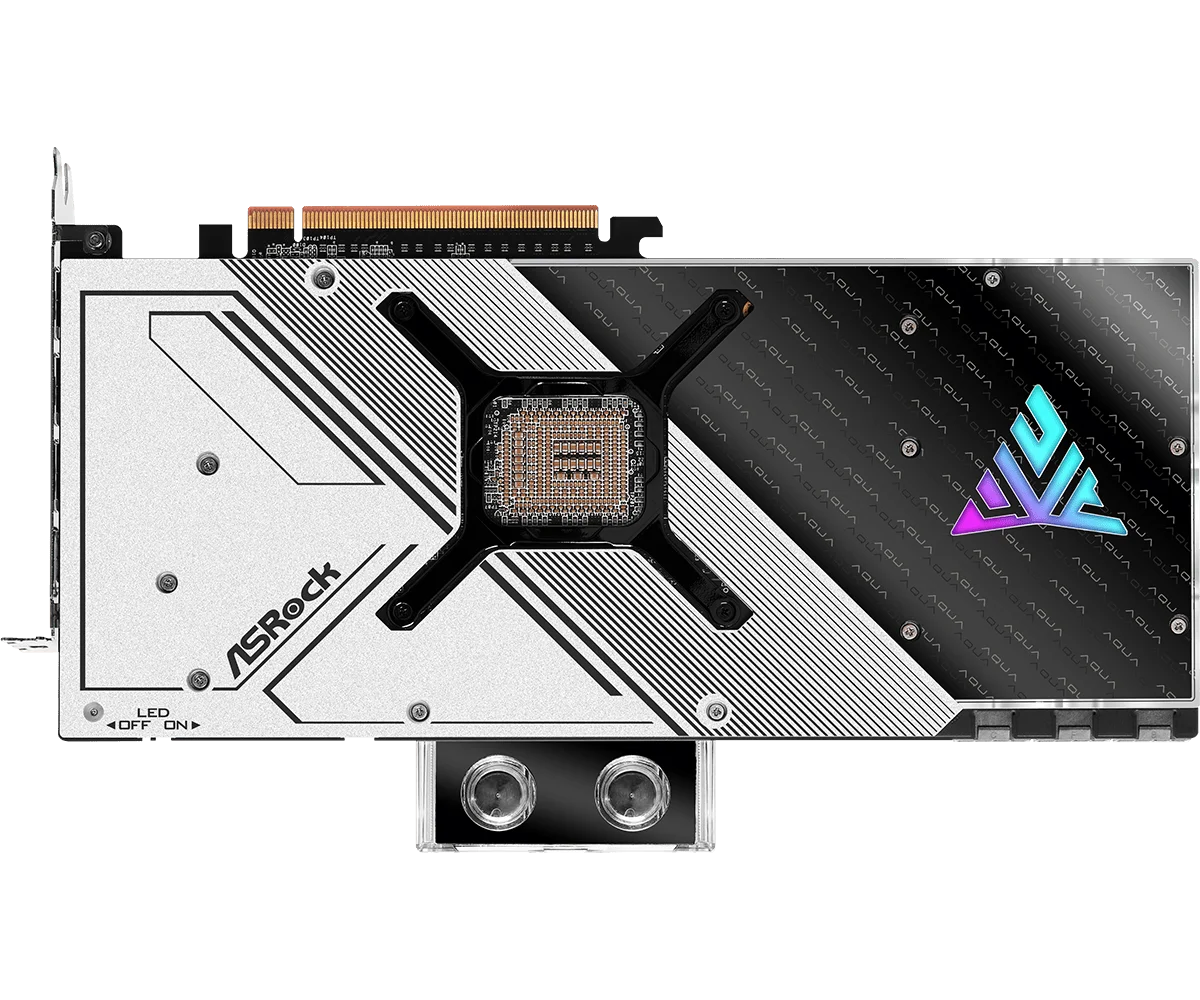 Игровая видеокарта ASROCK RX 7900 XTX AQUA 24 ГБ OC GPU rx 7900xtx
