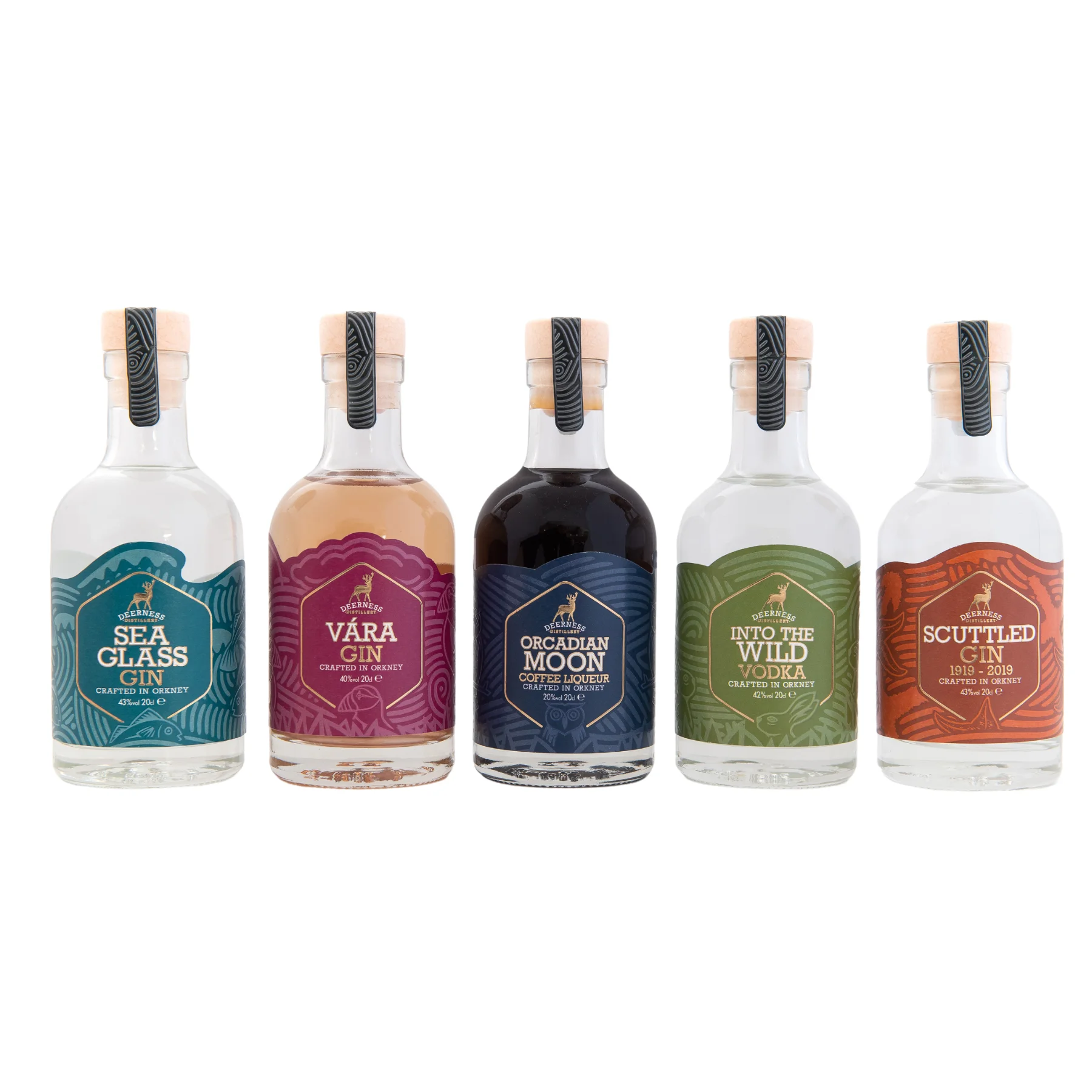 Multi Award Winning London Dry Gin Premium Scuttled 20CL Bottle Bulk Scotland UK Gin 200ml Wholesale Juniper tarragon cassia