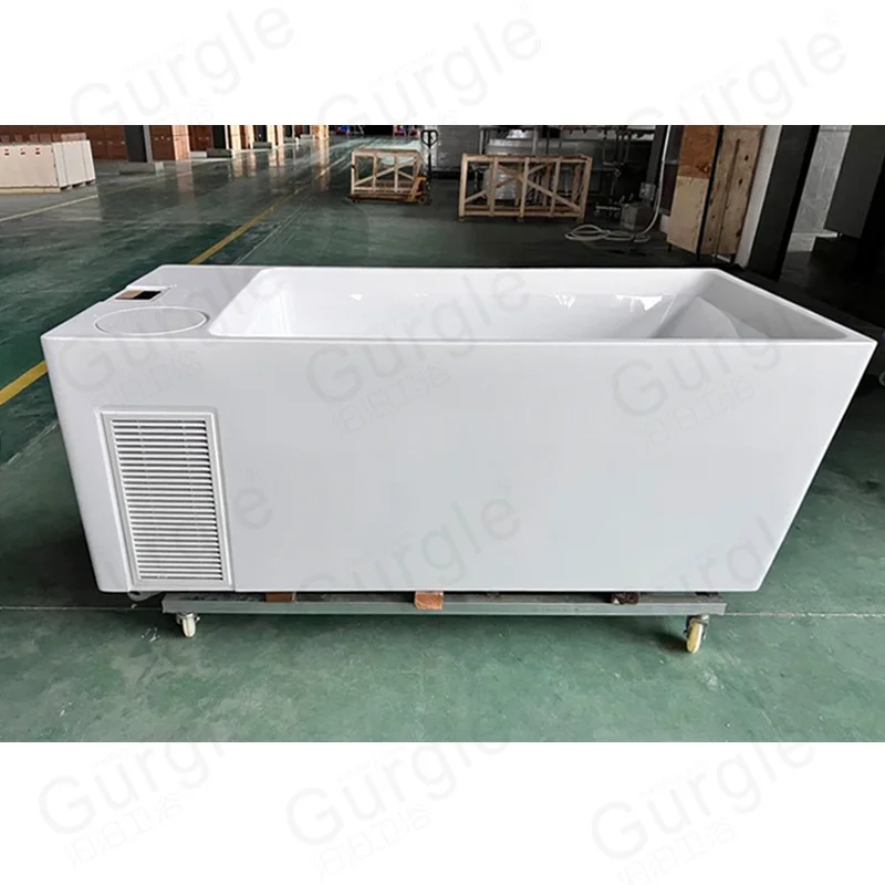 Hot Sale Athletes Body Recovery Ice Bath Tub Acrylic Massage Cold Plunge All In One Ice Bath With Water Chiller