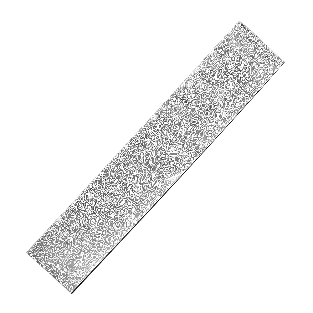 Custom Size Handmade Vg10 67 Layers Damascus Steel Billet 60HRC 2-5mm damascus billets For Making Damascus Steel Knife