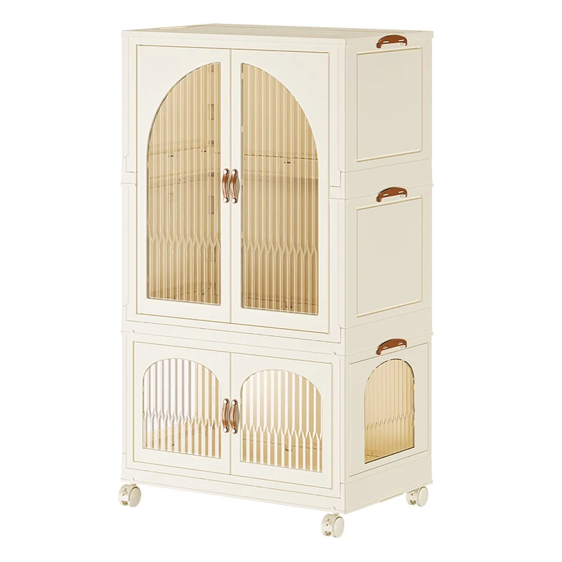 Jeko&Jeko Large Storage Capacity Collapsible Plastic Baby Clothes Large Cabinet