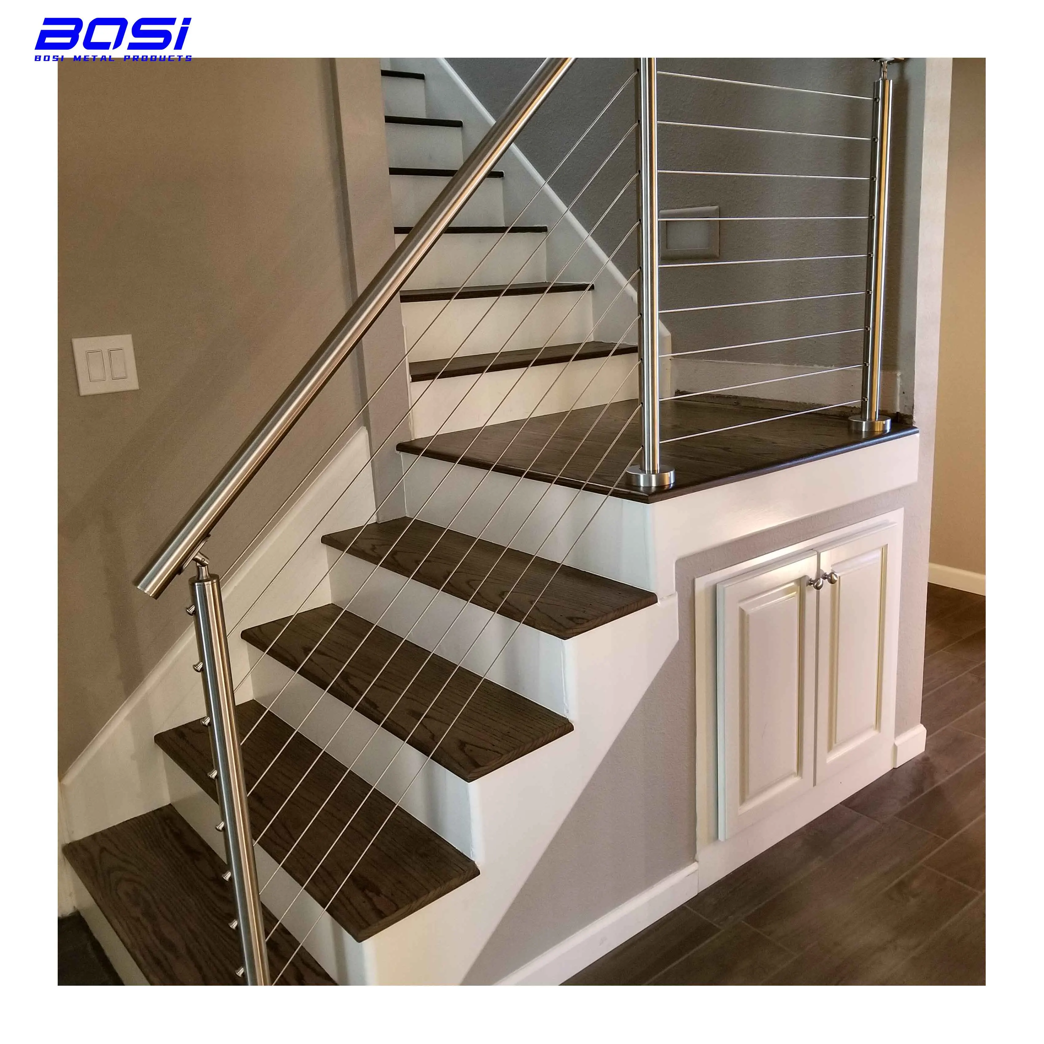 China Stainless Steel Balcony Deck Cable Wire Railing Fence for Sale