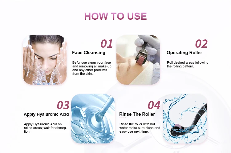 Высококачественный Dermaroller Derma Roller 540 Иглы 0,5 мм для лица и тела