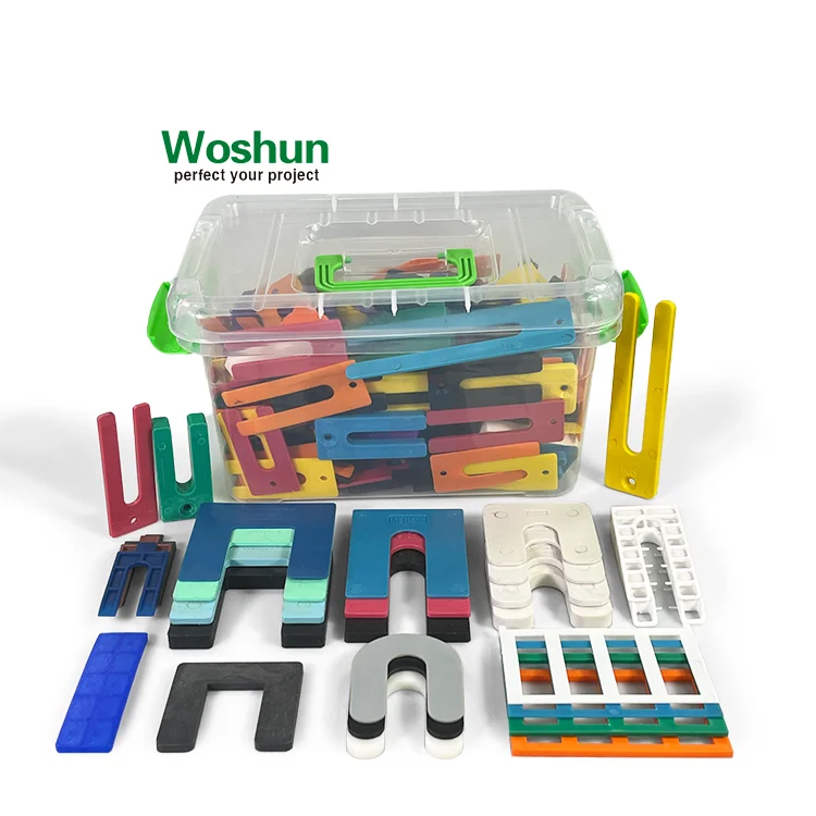 75x35mm,90x35mm,140x38mm Nylon Plastic U Shim Window Packer Factory Direct Sale Plastic Packer Plastic Shim Plate