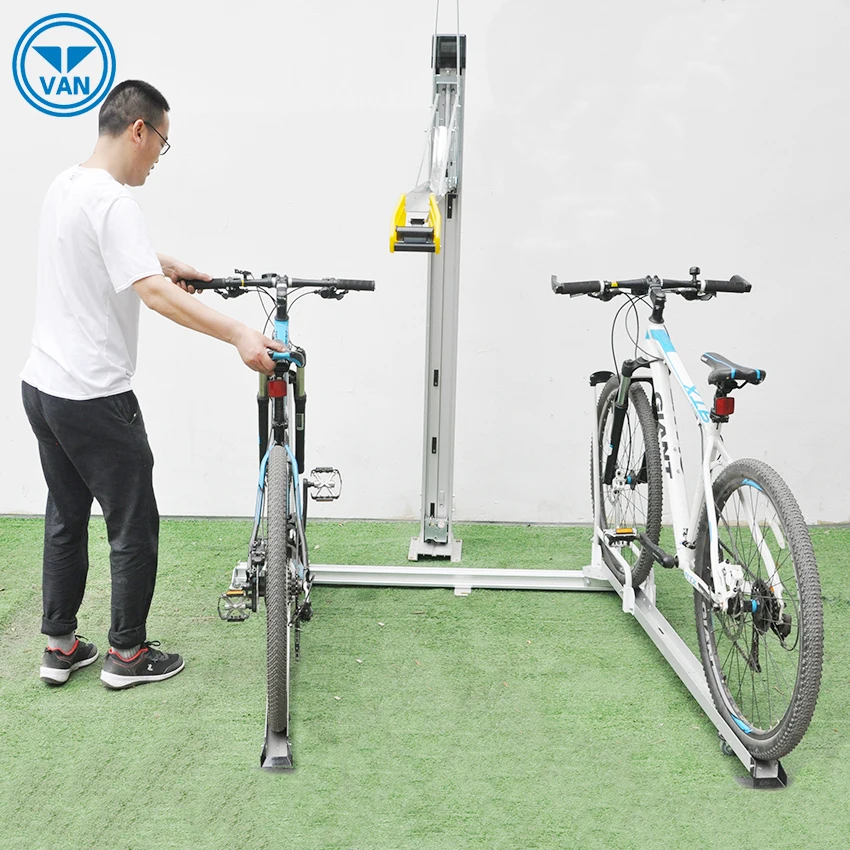 High Quality Hot Sale Customized Automatic Double Decker Mountain Bike Floor Bicycle Rack Storage Stand