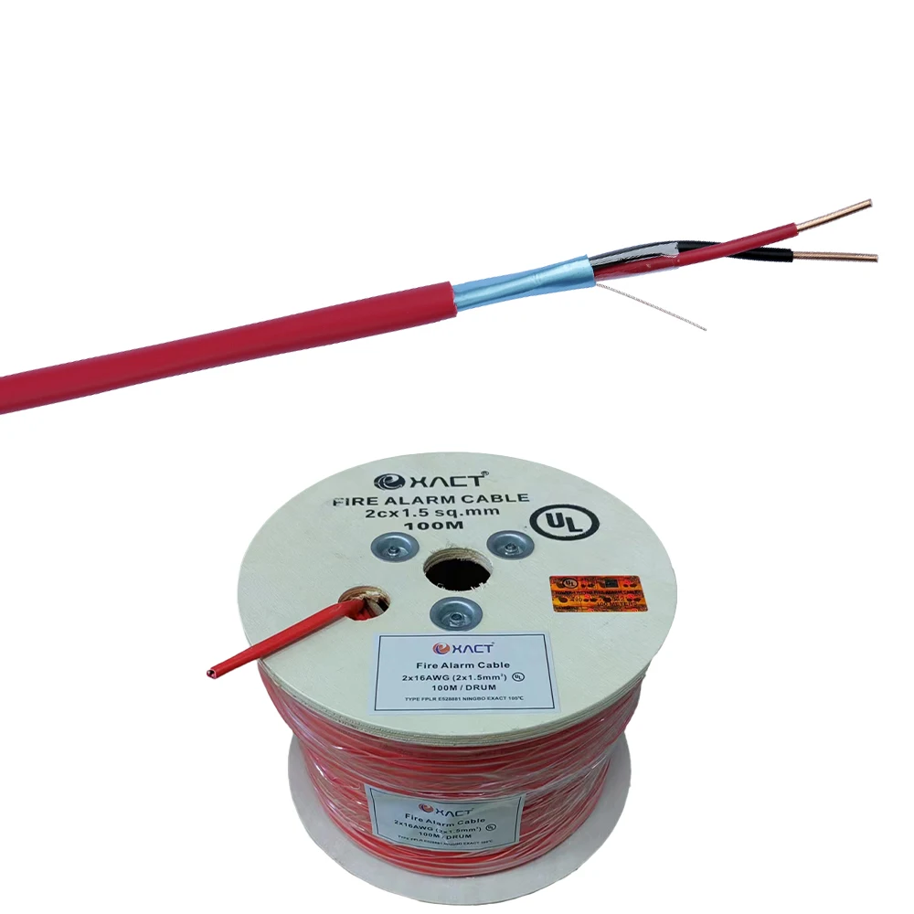 3x1.0mm2 Shielded Tinned Copper Solid or Stranded Fire Alarm Cable