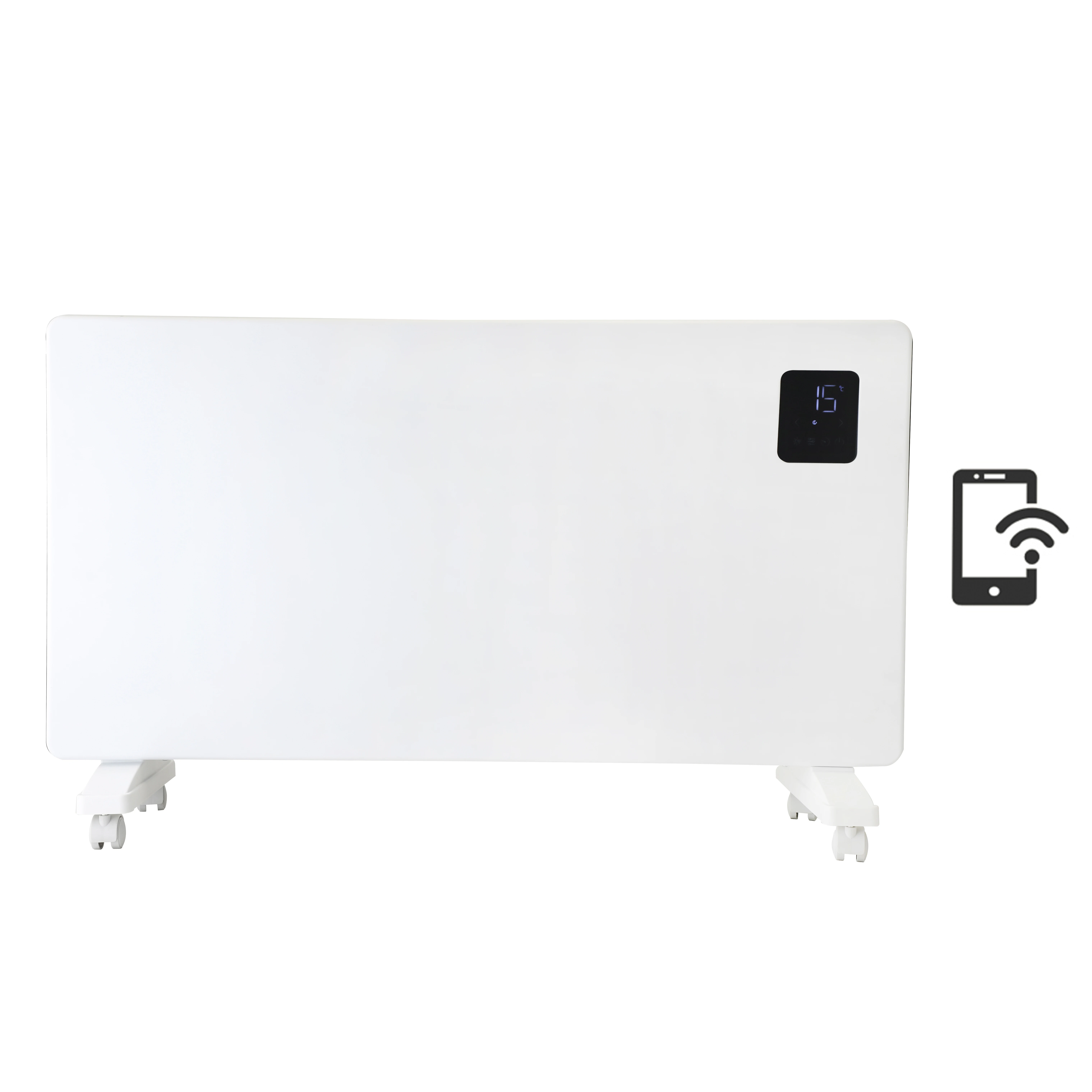 Wifi App Control Led Display Home Use Eco Heater Electric Convection Heater Fan 2000W Electric Convector Heater