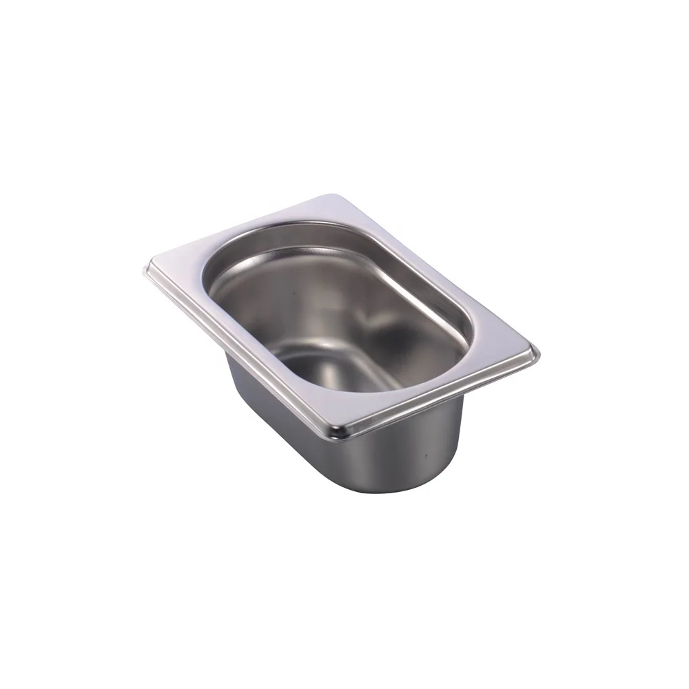 Europe Standard 1/9 Size Gastronorm GN Stainless Steel Food Pan Hotel Buffet for Food Warmer Chafing Dish or Food Container