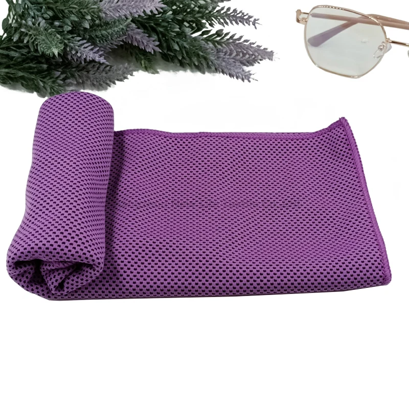 Multicolor quick dry cooling towel with pvc bag custom logo trend ice cold towel for sports and running