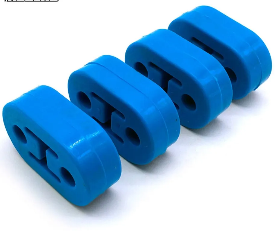 Car Rubber Exhaust pipe lifting lug 4 Holes Mount Bracket Hanger Insulator