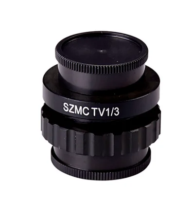 C mount Lens  0.3X 0.5X 1X Adapter CTV 1/2 1/3 1/1 camera  Adapter For Simul Focal Trinocular Stereo camera Microscope zoom lens