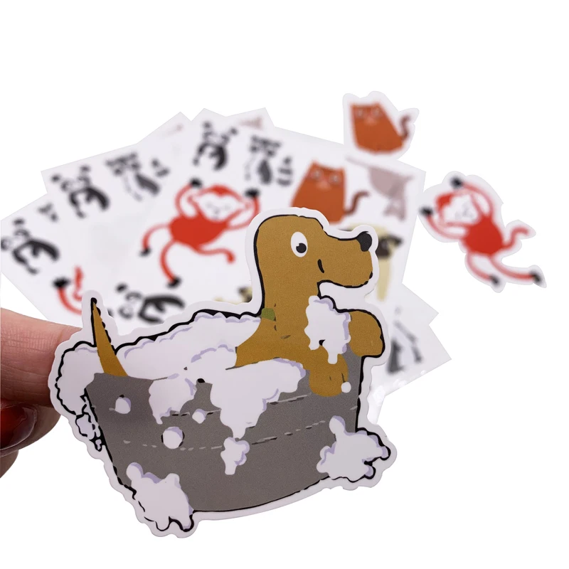  Пользовательский фестиваль Kiss Cut Sticker лист виниловый водонепроницаемый декоративный мультяшный