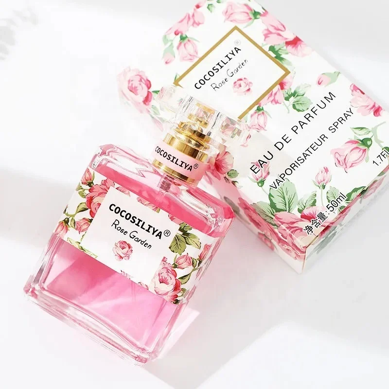 Floral scent oil glass perfume bottle oud luxury bottles for women body spray perfume women