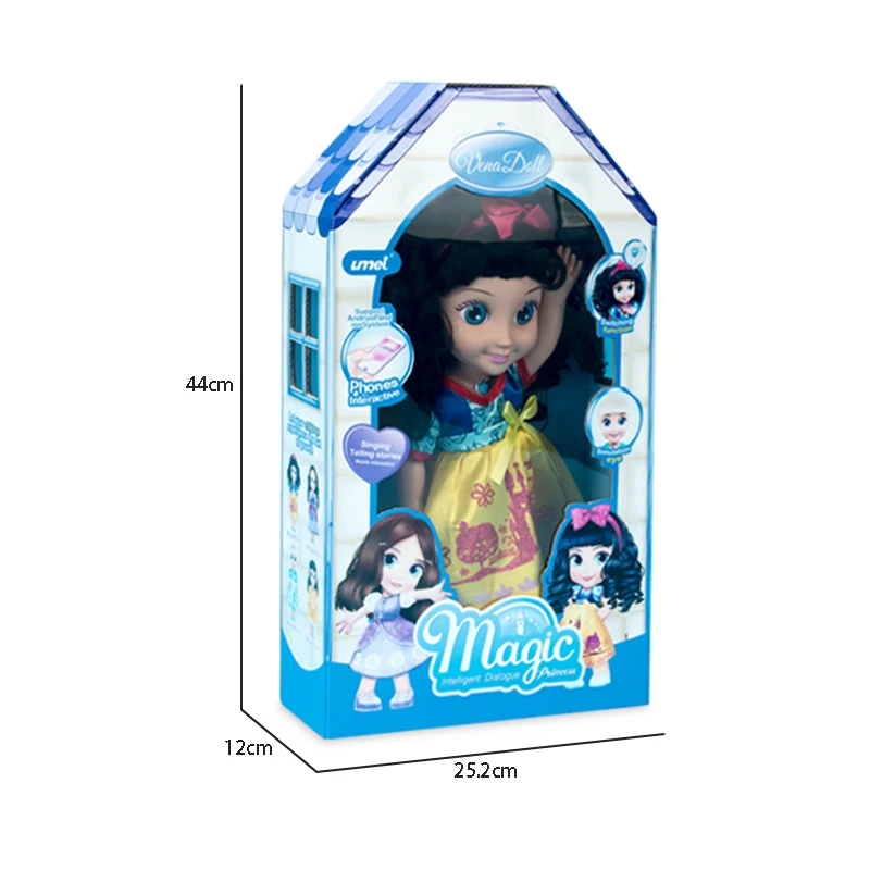 Luxury american doll girl for speaking dolls robot intelligent for girl toys