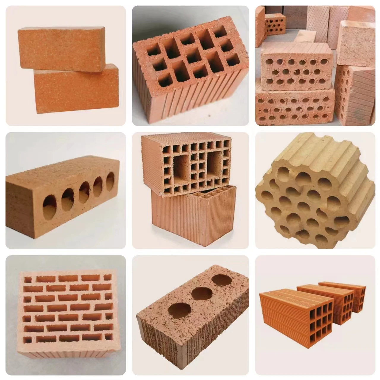 6 Inch 9inches Wet Mud Clay Hollow Block Making Machine