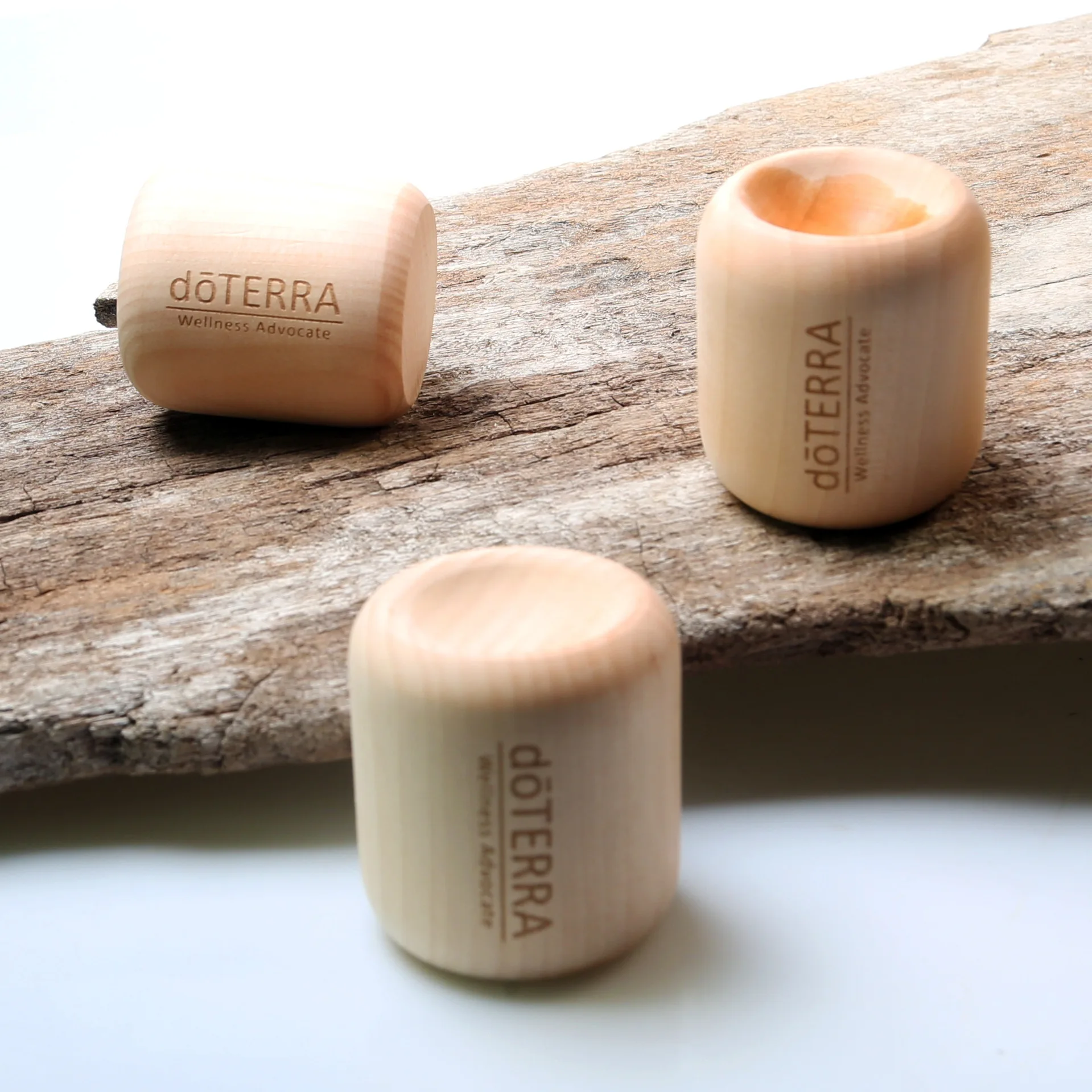 Aroma Diffuser Wood aroma   Oil Holder Wooden Aromatherapy Cylinder