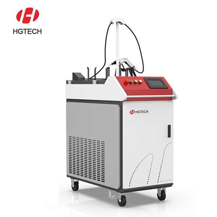 HGTECH Portable Laser Welding Machine Handheld Optical Fiber Laser Translations Welding Used