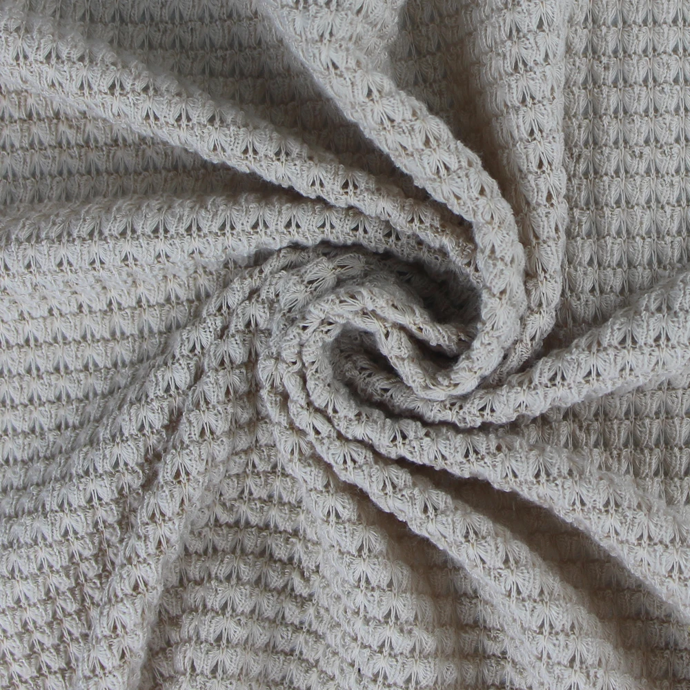 2021 Hot Selling All New Design 96% Poly 4% Span Waffle Jacquard fabric  For Shirt and Sun-top