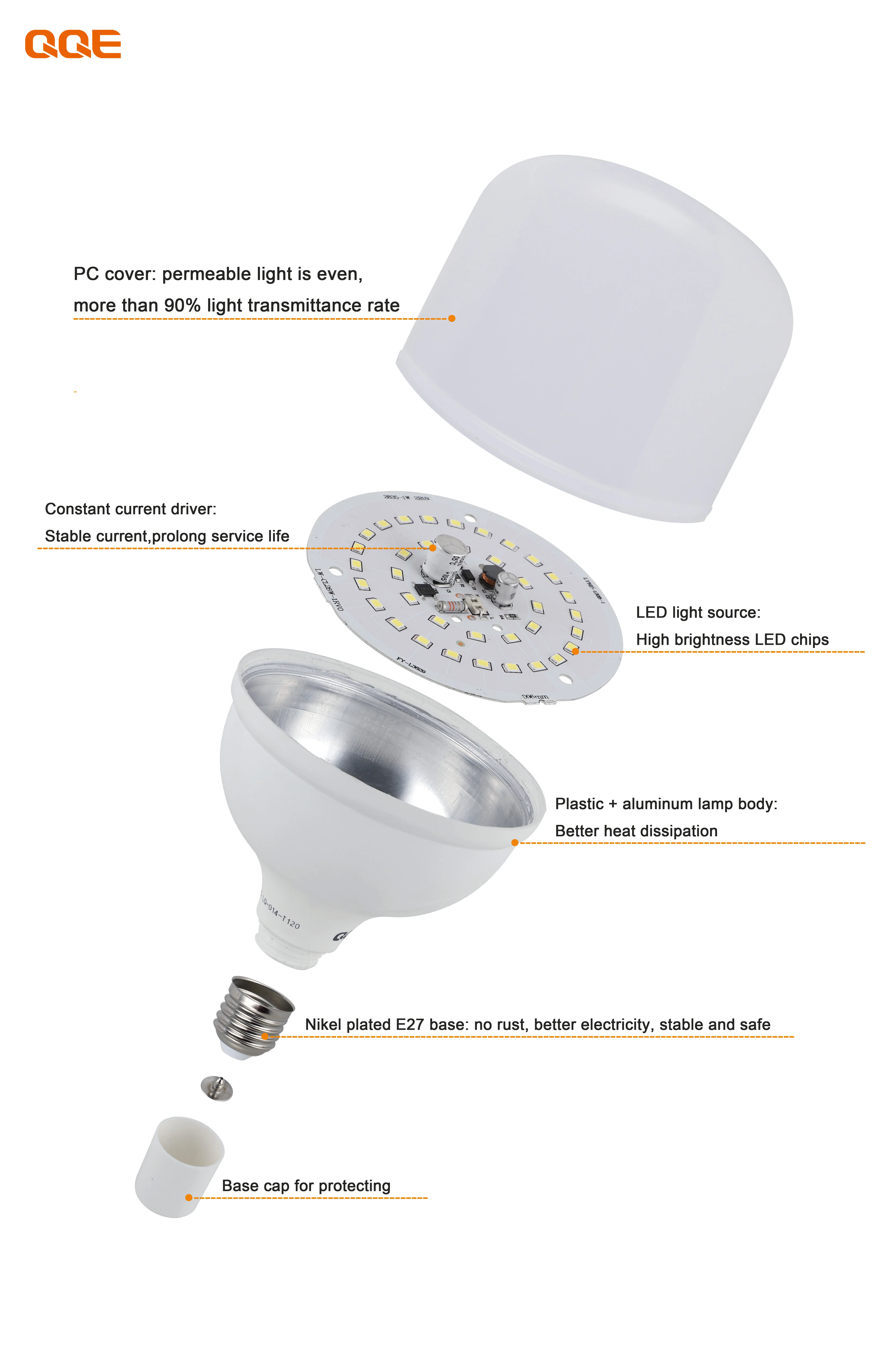 Aluminum bulbs Pcb Circuit Board 220V Dob Led Bulb 30W 40W 50W Smd2835 Led Bulb Lamp Pcb Board 40w