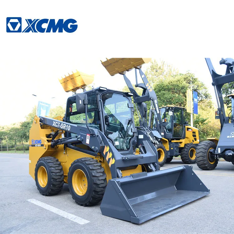 XCMG Official Second Hand Skid Steer Loader XC7-SR10 Rock Crusher Snowblower