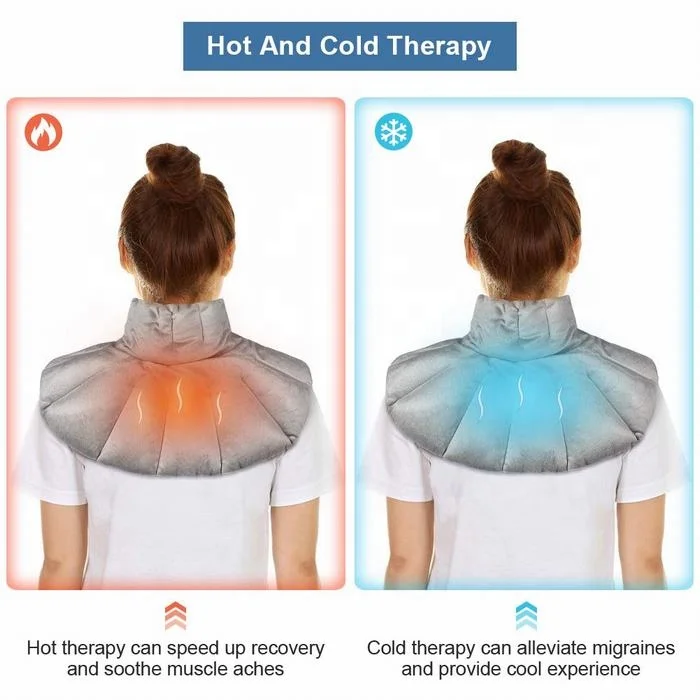 Health Care Relief Neck, Stress , Anxiety, Microwavable Heating & Fridge Cold Weighted Hot & Cold Neck Shoulder Wrap For Therapy