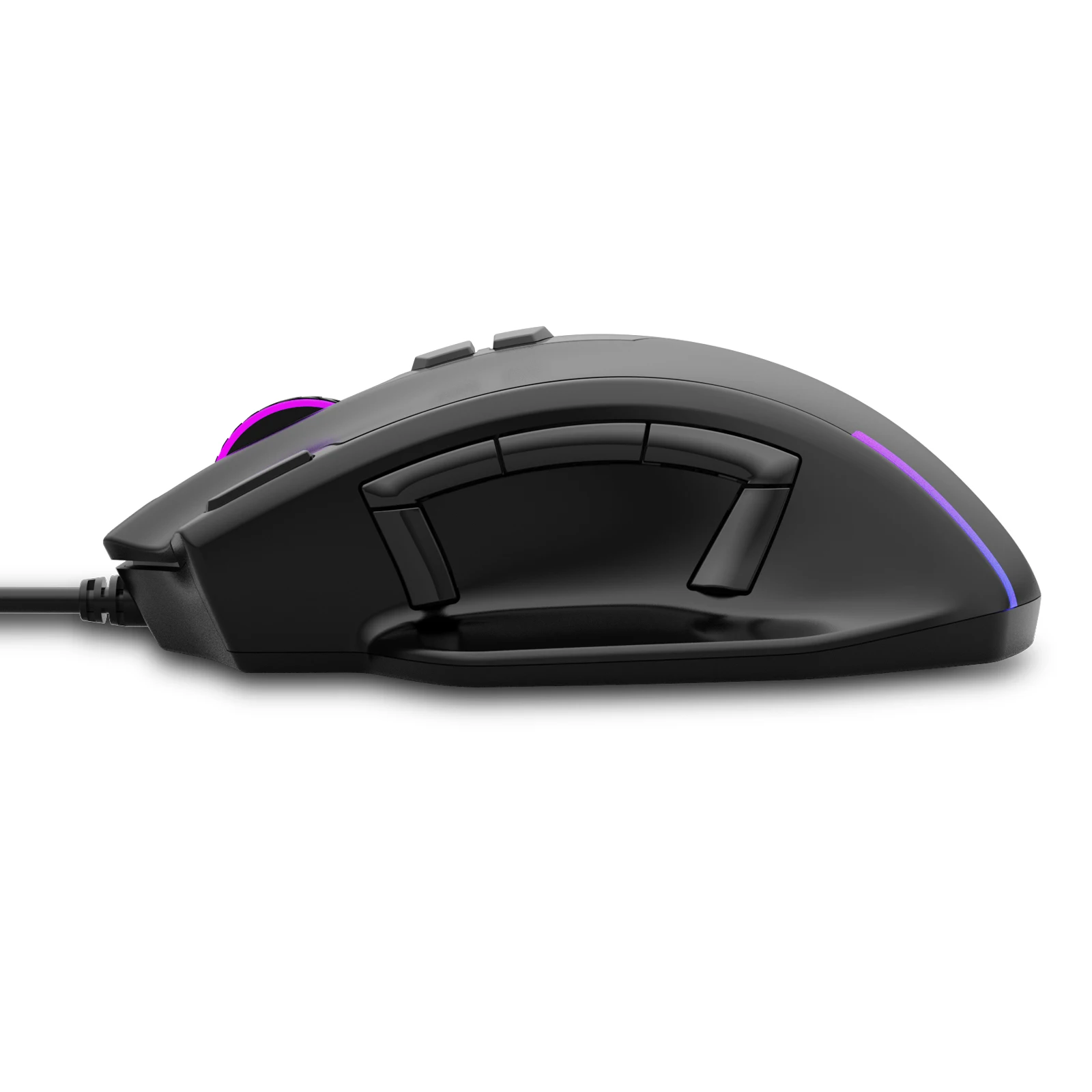 Ergonomic High-Resolution Wired RGB Backlight Optical Tracking Gaming Mouse Battery Power Mouse