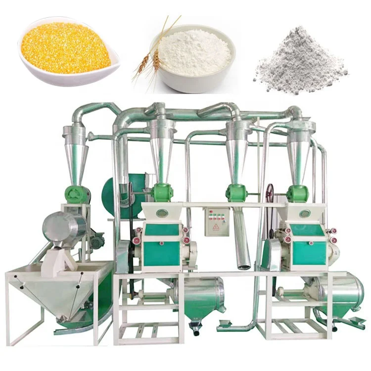 Good quality powder grinder Home wheat flour mill plant grain grinding machine plantain cassava maize mini flour mill