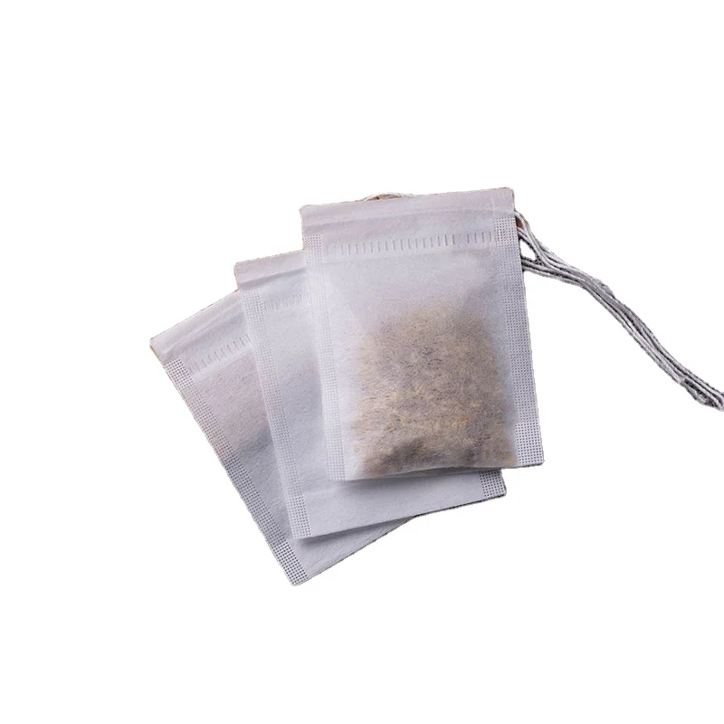 Eco Friendly Herbal Tea Spices Bags Corn Fiber Filter Medicine Bags Drawstring Bags