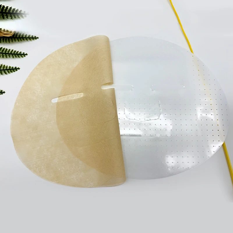 30gsm tea fiber face mask spunlace fabric eco-friendly cellulose sheet plant breathable dry mask sheet