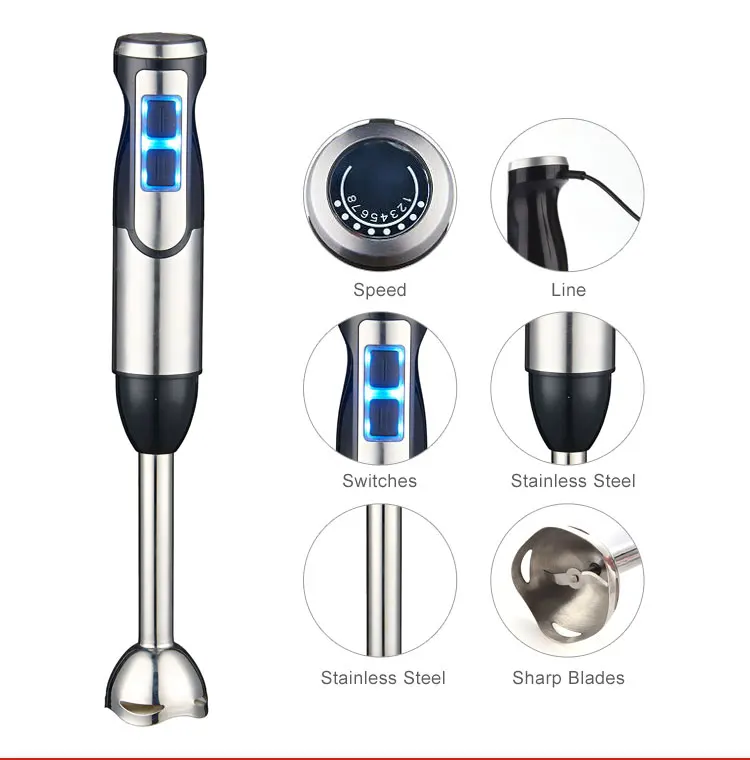 2024 Factory Supply 1000W Multipurpose Juicer Blender 4 in 1 Mixer Blender Stainless Steel