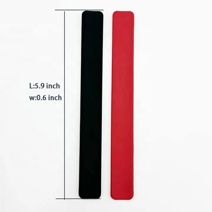 Manufacturer Adult Extra Long Silicone Wrist Band Flexible Snap Rubber Wristband Slap Bracelet