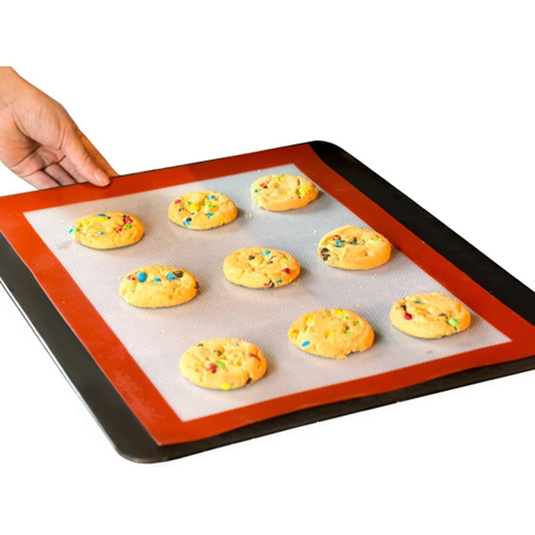 Non Stick High Temperature Reusable Silicone Baking Mat Set For Cooling Any Food