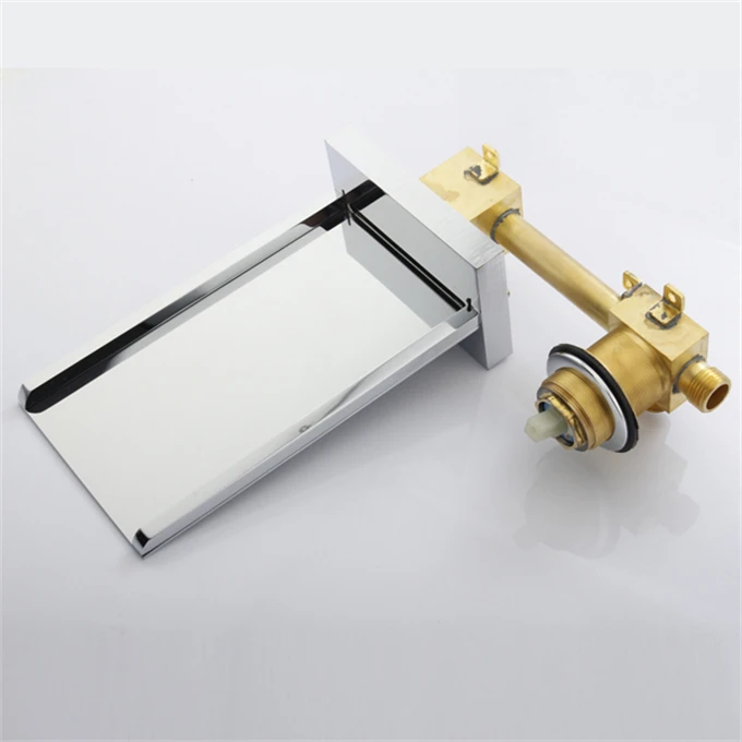 New Design Electric Smart Water Taps Sensitive Gradient Light LED Faucet For Bathroom Vessel Wash Basin Sinks Factory Wholesale