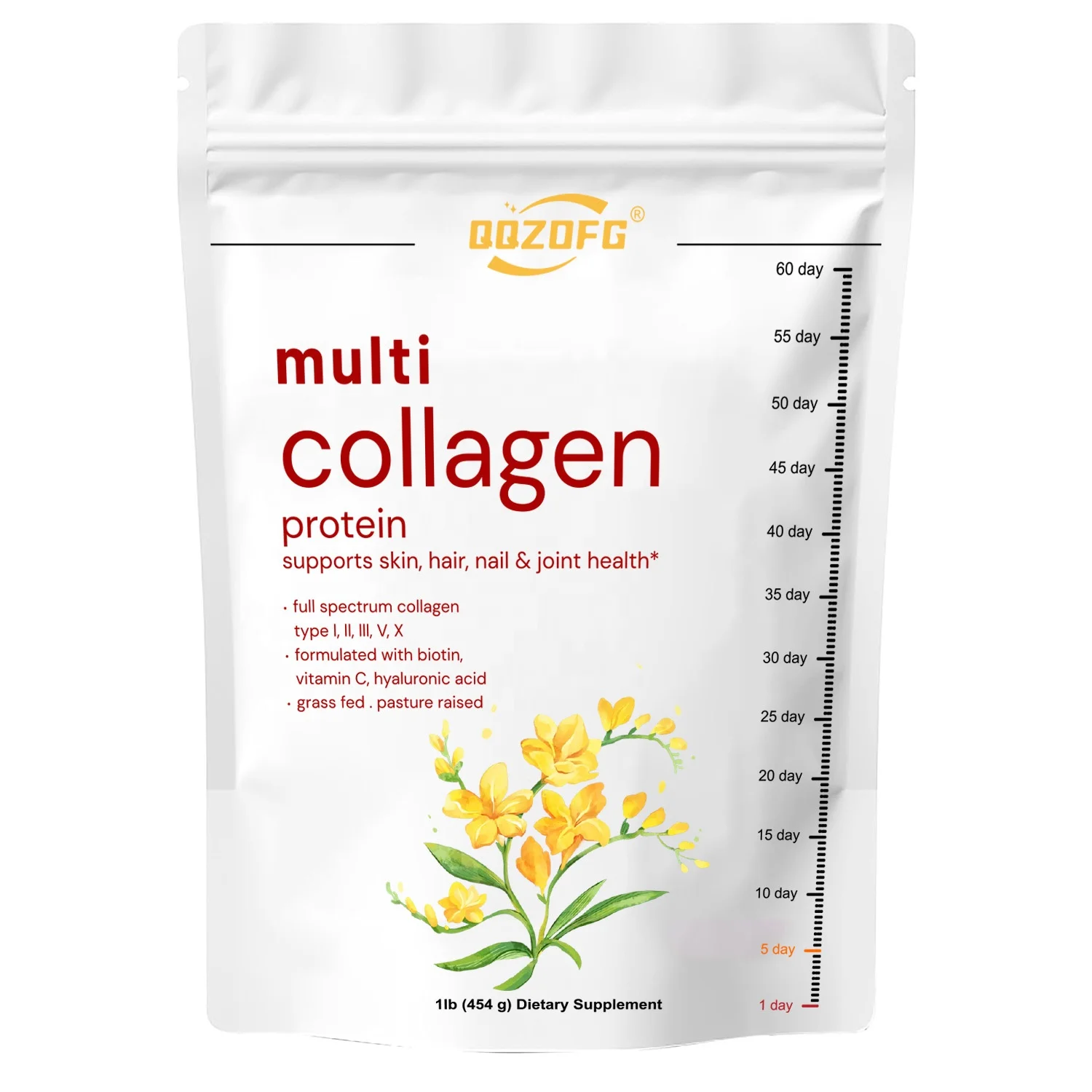Multi Collagen Peptides Powder Supports Skin,Hair,Nail & Join
