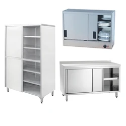 New multi-functional space saving packing stainless steel cupboard for restaurant