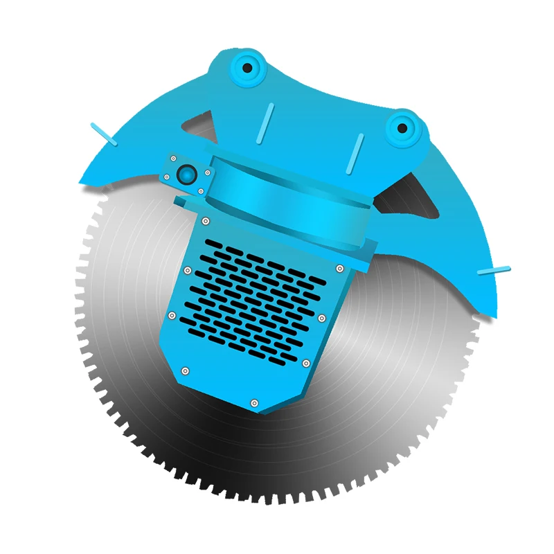 Hydraulic Excavator Rock Saw for Quarry Block Cutting With Diamond Blade for Sale