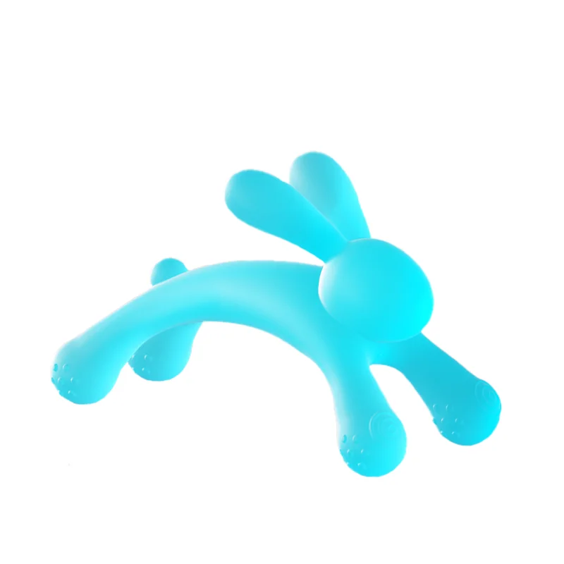 Wholesale Safe Silicone Cat-Shaped Teether Anti-Bacterial & BPA-Free for Infants & Toddlers-Ideal Baby Teething Toy