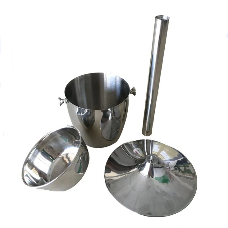 Club Party Professional Wine Rack Cooler Ice Bucket Stainless Steel Europe Buckets, Coolers & Holders Camping Wine Support Seaux