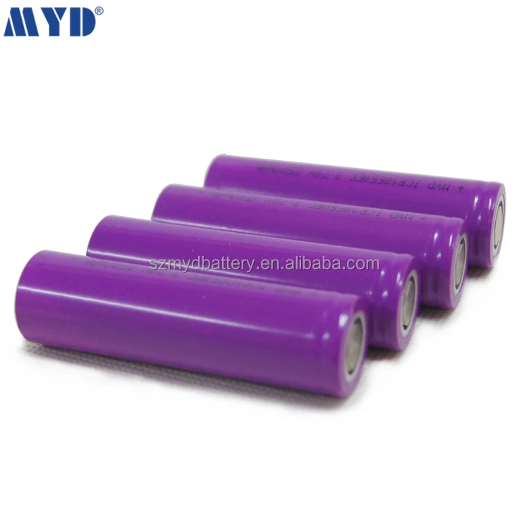 3.7v Rechargeable Battery Portable 18650 3000mah Lithium Iron Phosphate Lithium 18650 Battery
