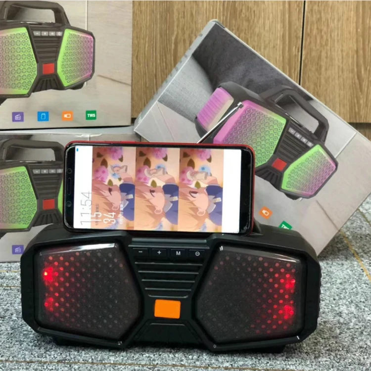 Factory Price Smart Wireless Speaker  Am Fm Dab Radio Noaa With Light Hi End Out Door Custom Logo Loud Bass Speaker