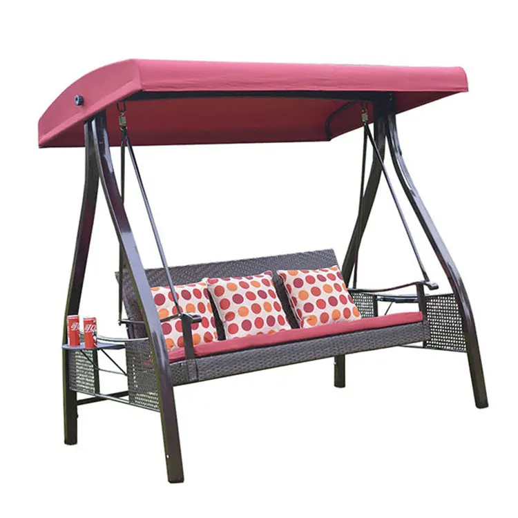 3 местный стенд дети качели навес гамак открытый патио качели стул кровать для продажи