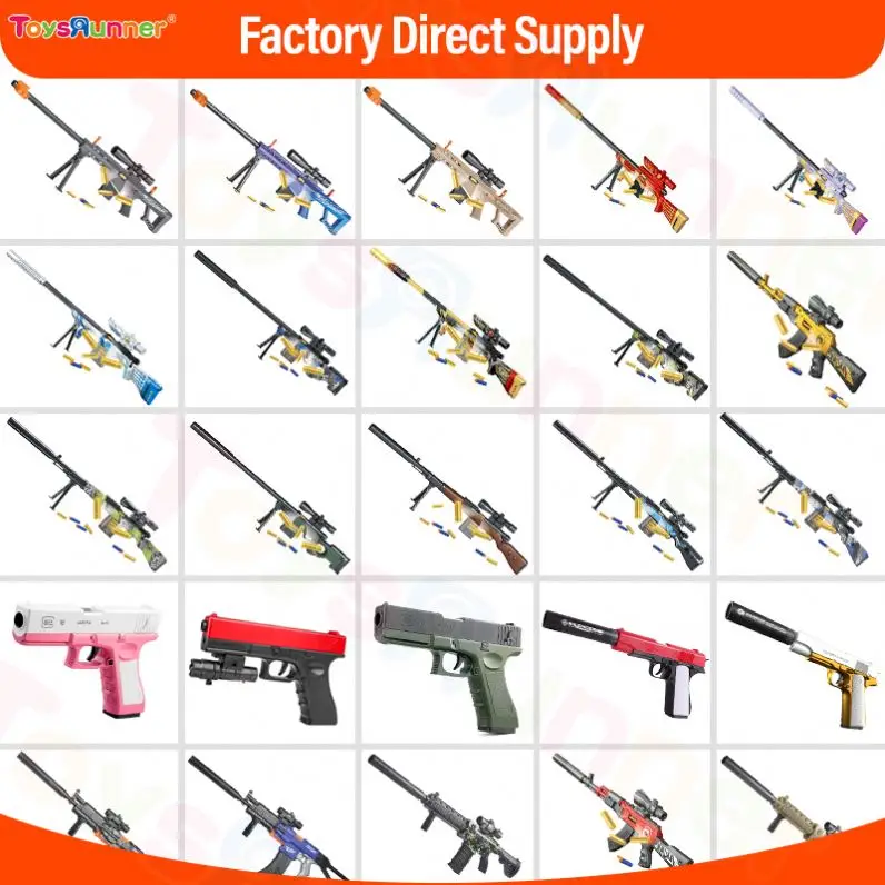 M416  Blaster Kids Double Realistic  2024 Ball Toy Gun Cool Metal  s M416  Blaster For Boys
