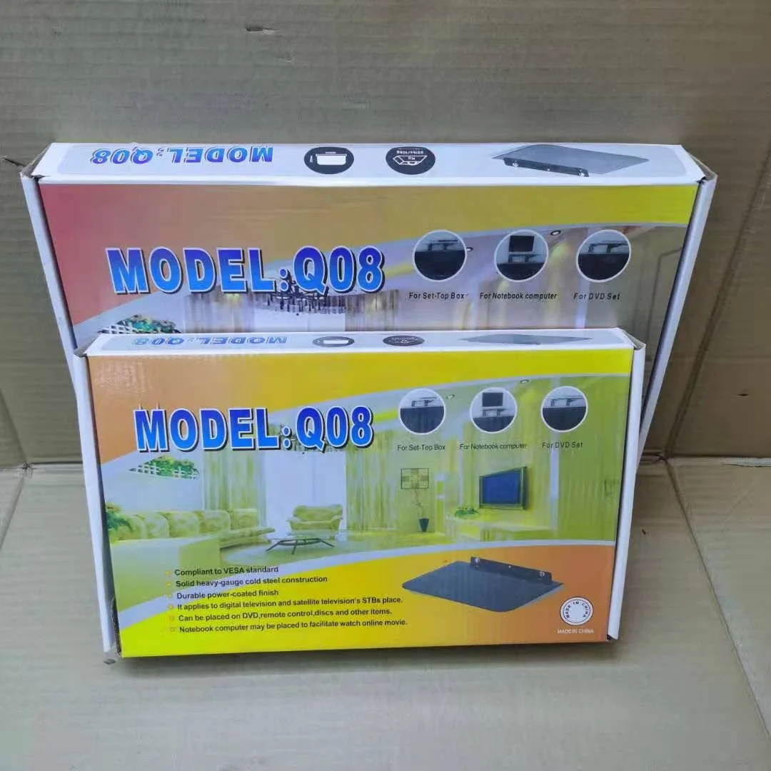 
China Factory Hot Selling Q08 DVD Shelf DVD DVR TV Mount Bracket For Set-Top Box 